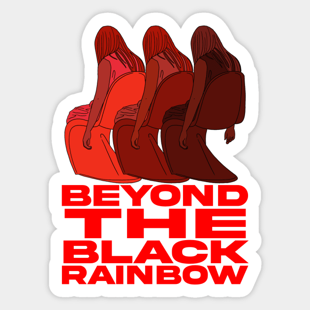 "Beyond the Black Rainbow" Sticker by motelgemini